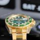 JH Factory Copy Rolex Submariner ETA2836 Gold Green Watch (2)_th.jpg